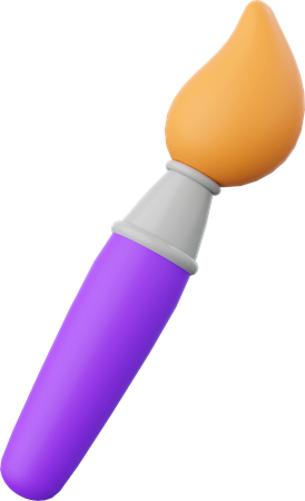 Paintbrush  3D Icon