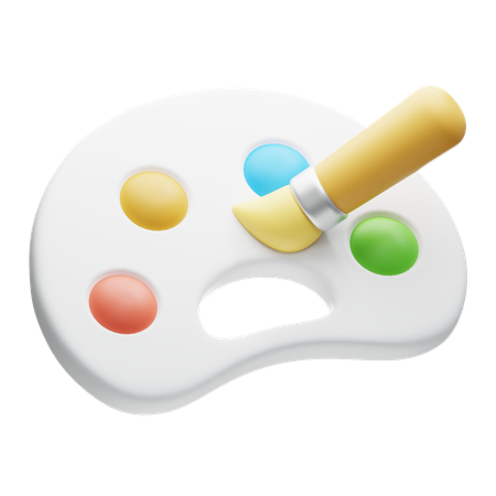 Paintbrush  3D Icon