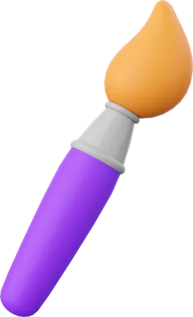 Paintbrush  3D Icon