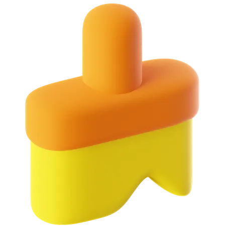 Paintbrush  3D Icon