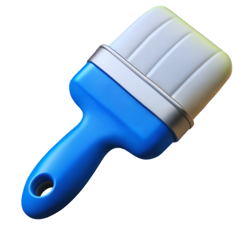 Paintbrush  3D Icon