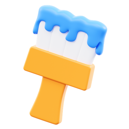 Paintbrush  3D Icon