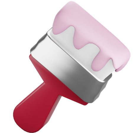 Paintbrush 3D Icon