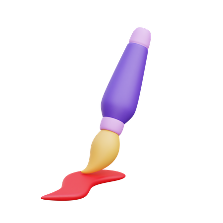 Paintbrush tool  3D Icon