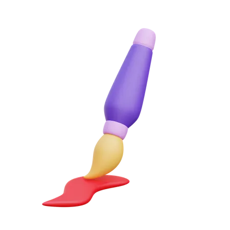 Paintbrush tool  3D Icon