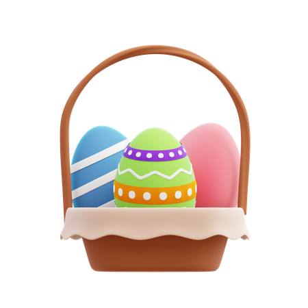 Painted Egg  3D Icon