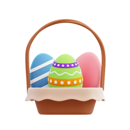 Painted Egg  3D Icon