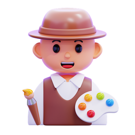 PAINTER  3D Icon