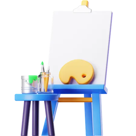 Painting  3D Icon