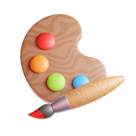 Painting  3D Icon