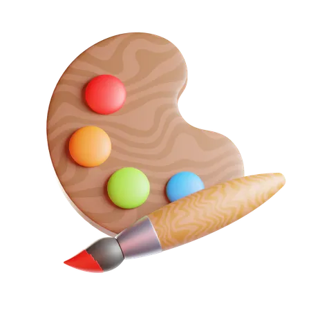 Painting  3D Icon