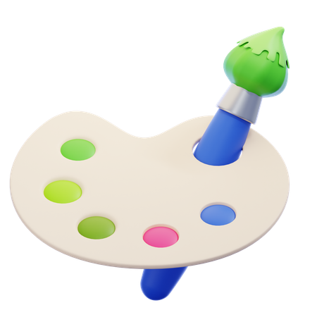Painting  3D Icon