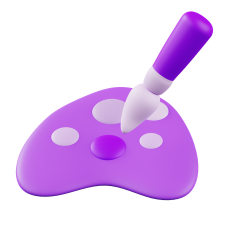 Painting  3D Icon