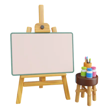 Painting Board  3D Icon