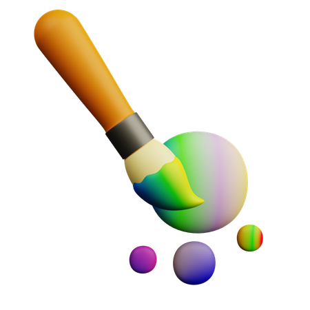 Painting Brush  3D Icon