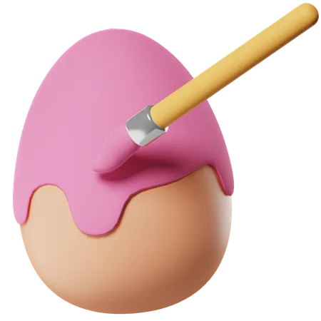 Painting Egg  3D Icon