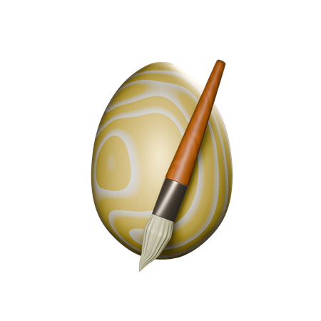 Painting Eggs  3D Icon