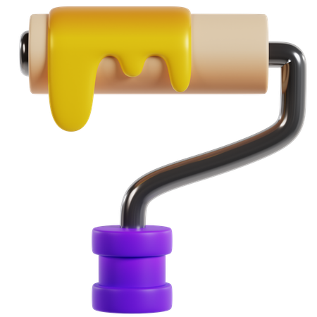 Painting Roller  3D Icon