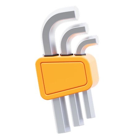 Pair Of Keys  3D Icon