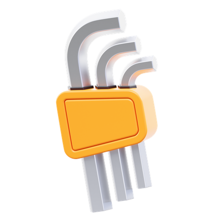 Pair Of Keys  3D Icon