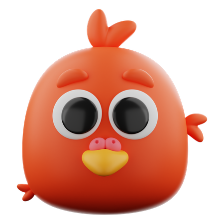 Pájaro  3D Icon