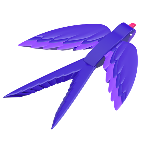 Tragar pajaro  3D Icon