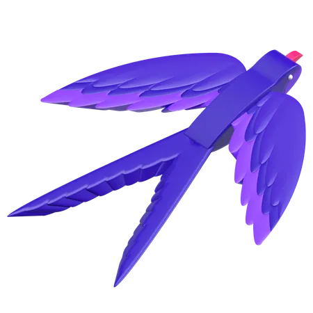 Tragar pajaro  3D Icon