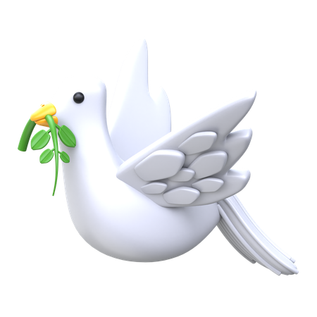 Pájaro de la libertad  3D Icon