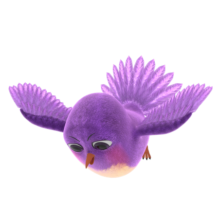 Lindo pájaro  3D Icon