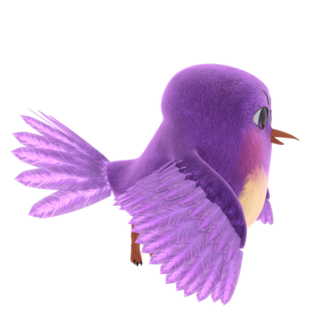 Lindo pájaro  3D Icon