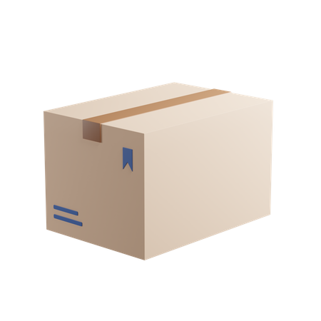 Paketbox  3D Illustration