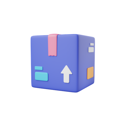 Paketbox  3D Icon