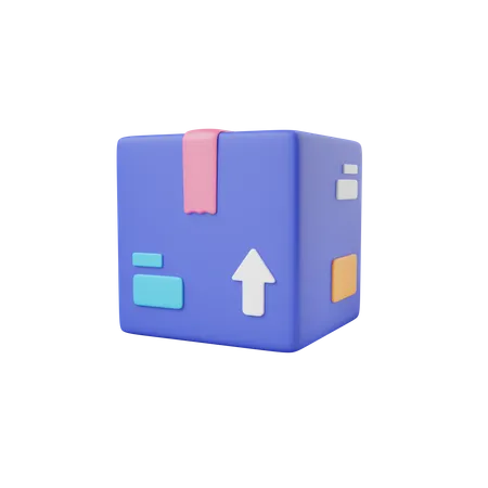 Paketbox  3D Icon