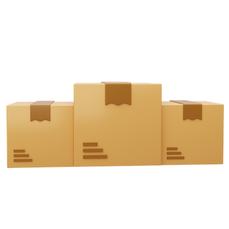 Paketbox  3D Icon