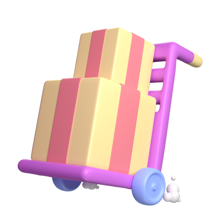 Paketwagen  3D Icon