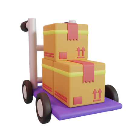 Paketwagen  3D Icon