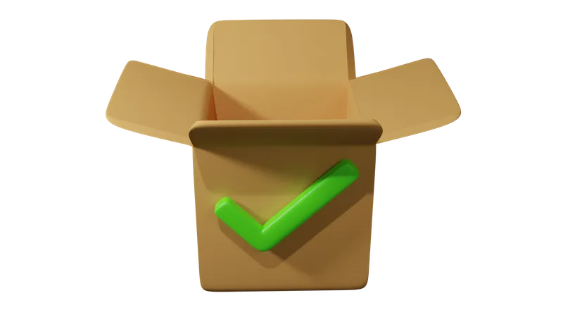 Paket erhalten  3D Icon