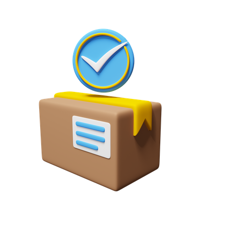 Paket erhalten  3D Icon