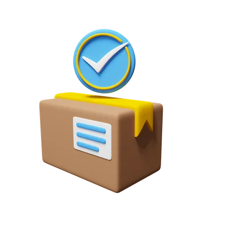 Paket erhalten  3D Icon