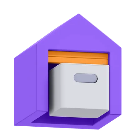 Paketlager  3D Icon