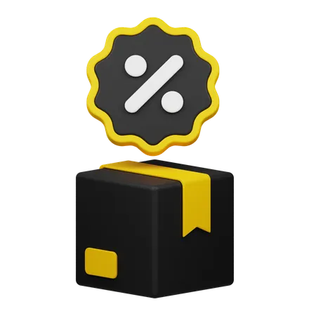 Paketrabatt  3D Icon