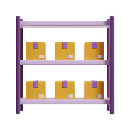 Paketständer  3D Icon