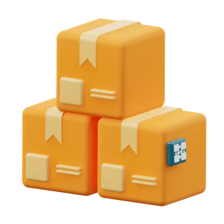 Paketscan  3D Icon