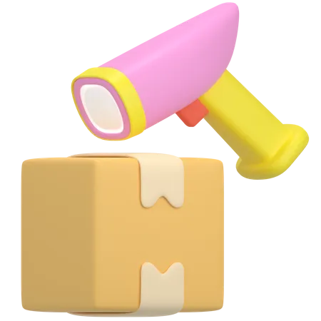 Paketscan  3D Icon