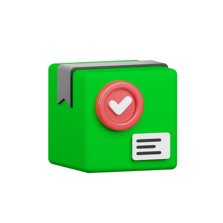 Paketsicherheit  3D Icon