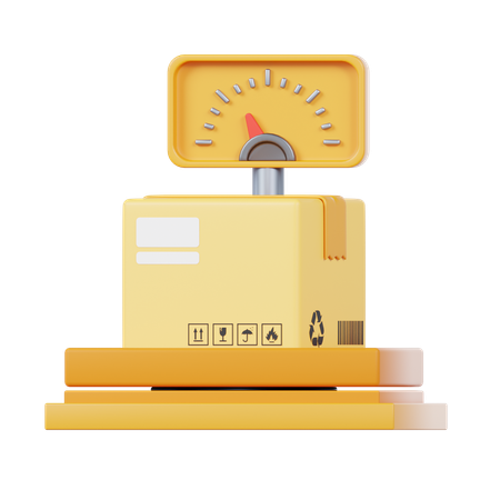 Paketwaage  3D Icon