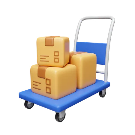 Paketwagen  3D Icon