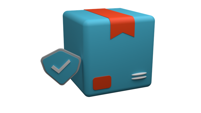 Paket verifiziert  3D Icon