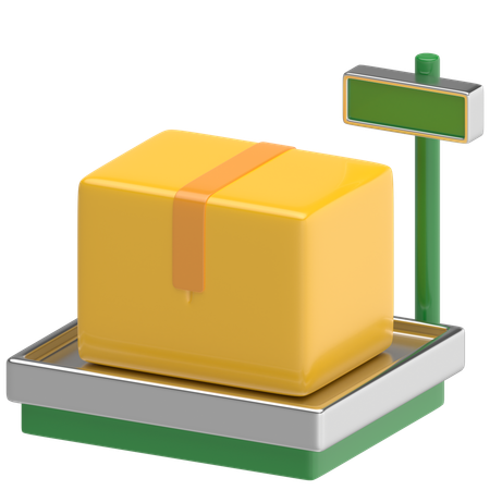 Paketwaage  3D Icon