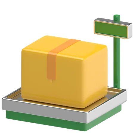 Paketwaage  3D Icon